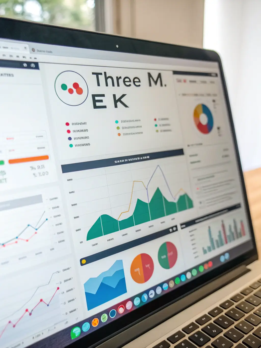 An image of a website analytics dashboard displaying positive growth metrics, such as increased traffic, higher conversion rates, and improved search engine rankings.